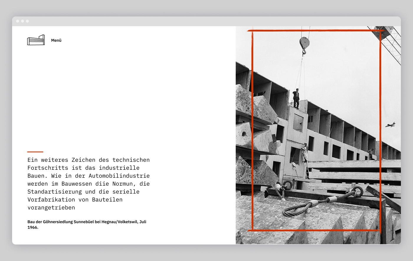 Bild eines Layouts
